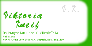 viktoria kneif business card